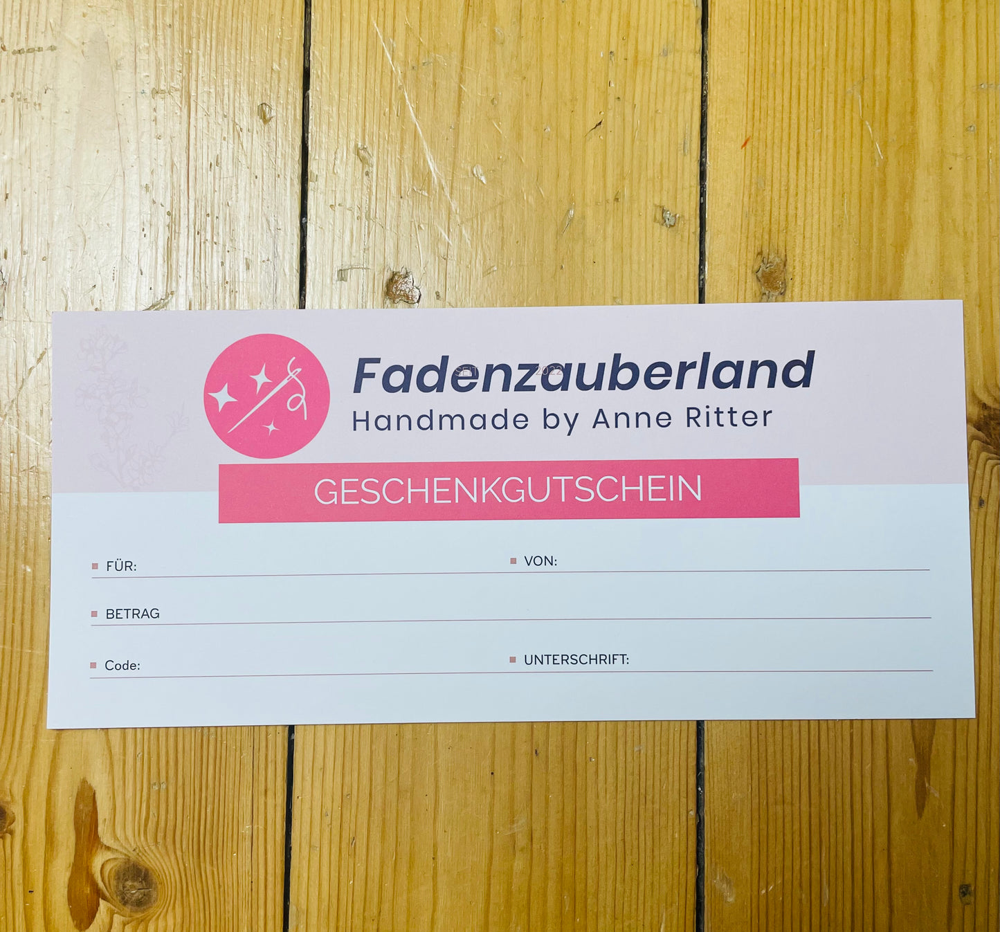 Fadenzauberland Gutschein